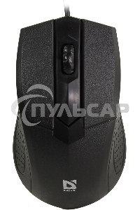 Мышь проводная Defender Optimum MB-270 черный, 1000 dpi, USB, кнопки - 3