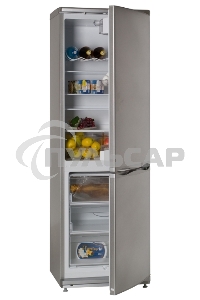 Холодильник Atlant ХМ-6021-080 серебристый двухкамерный 225/101л морозилка снизу