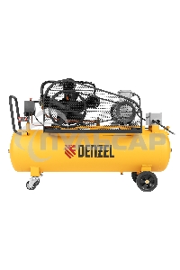 Компрессор воздушный рем. привод BCW3000-T/100, 3,0 кВт, 100 литров, 520 л/минDenzel