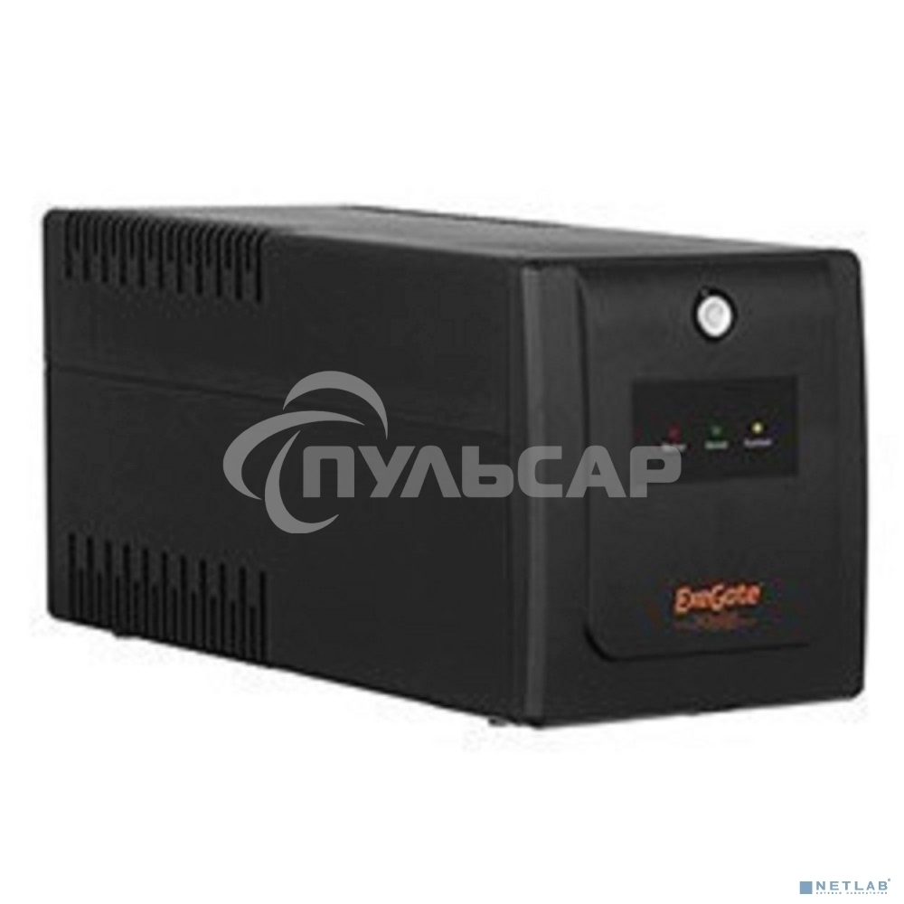 Источник бесперебойного питания ExeGate SpecialPro UNB-650.LED.AVR.EURO 650VA/360W, LED, AVR, 2 евророзетки, черный