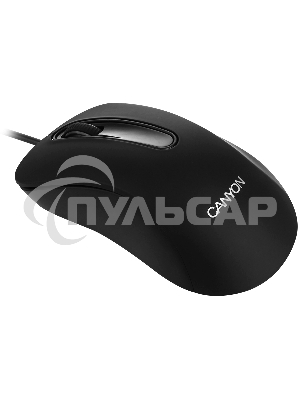 Мышь проводная Canyon CM-2 черный, 800 dpi, USB, кнопки - 3