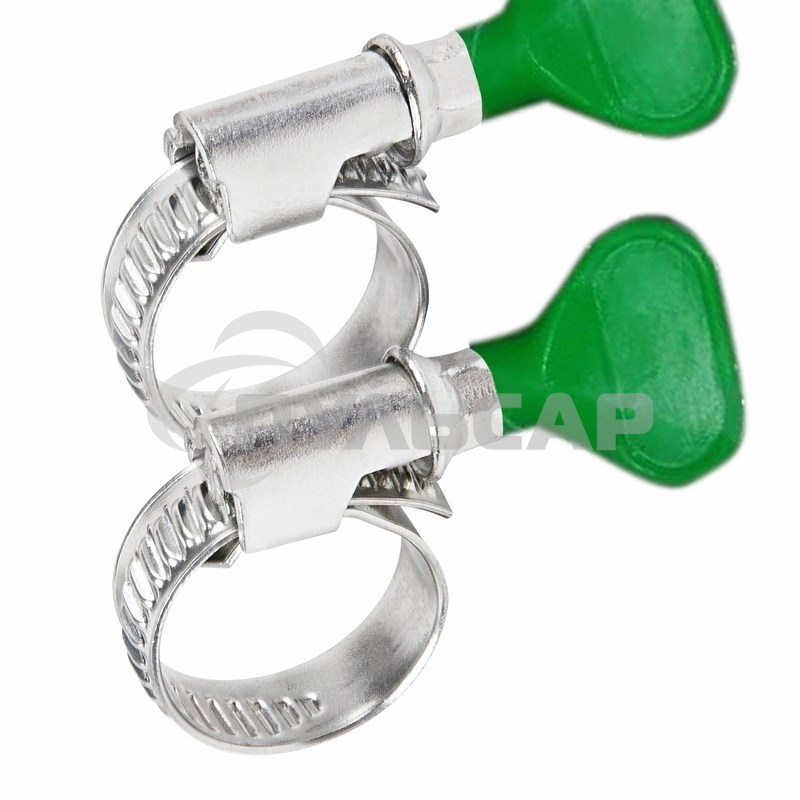 Хомут стальной червячный 20-32 с ключом W (Россия) Rexant 07-0620-1