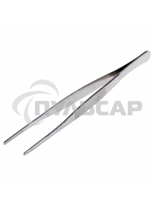 Пинцет прямой, рифленый 200 мм (блистер) Rexant