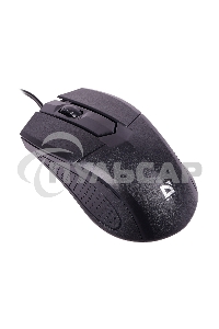 Мышь проводная Defender Optimum MB-270 черный, 1000 dpi, USB, кнопки - 3