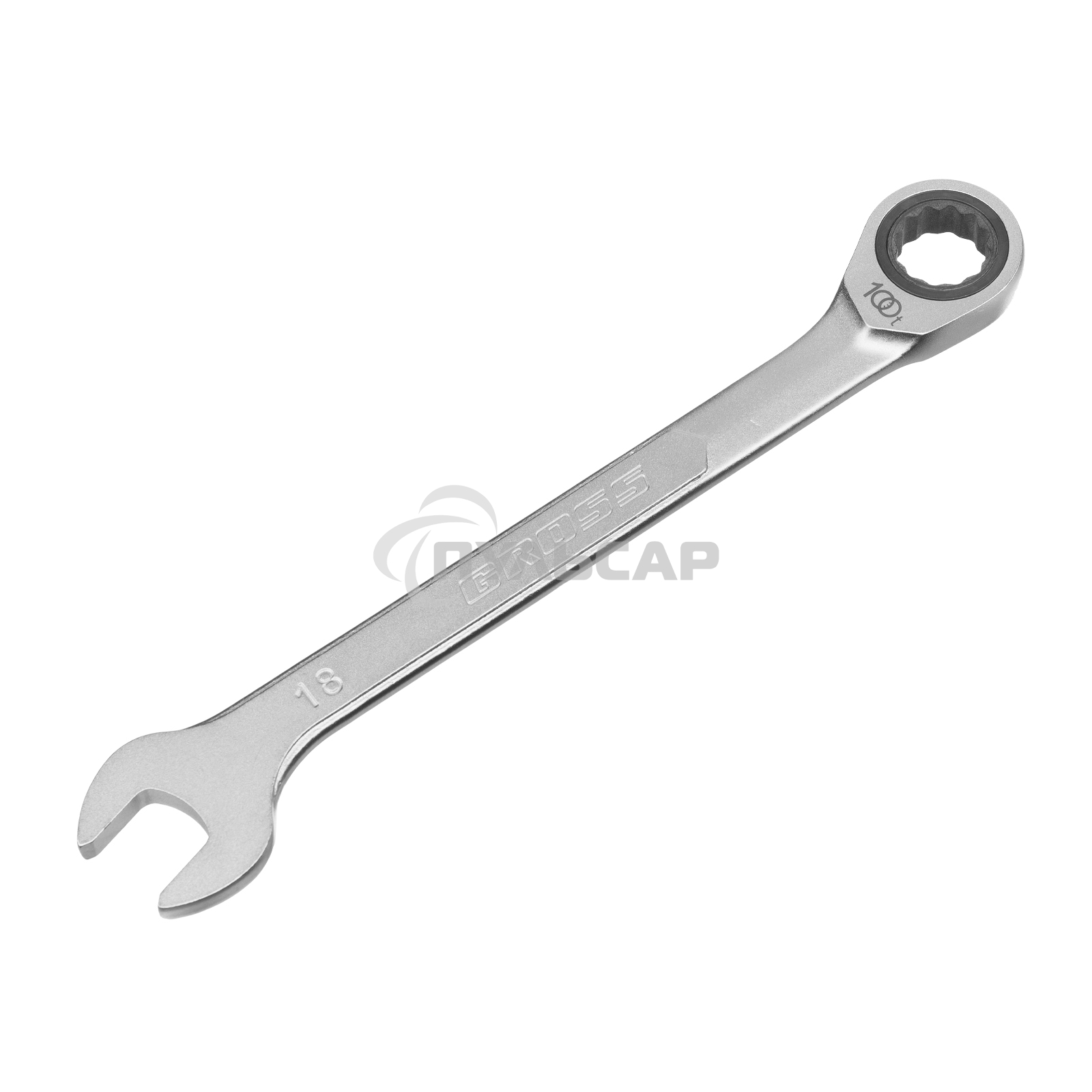 Ключ комбинированный трещоточный 18 мм Gross