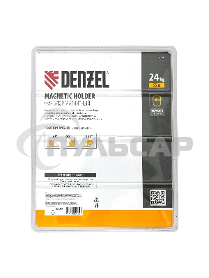 Фиксатор магнитный отключаемый для сварочных работ усилие 55 LB, 45х90х135 град. Denzel