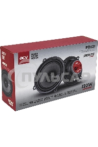 Колонки автомобильные ACV PD-521 BEATS (без решетки) 120Вт 88дБ 4Ом 13см (5дюйм) (ком.:2кол.) коаксиальные однополосные