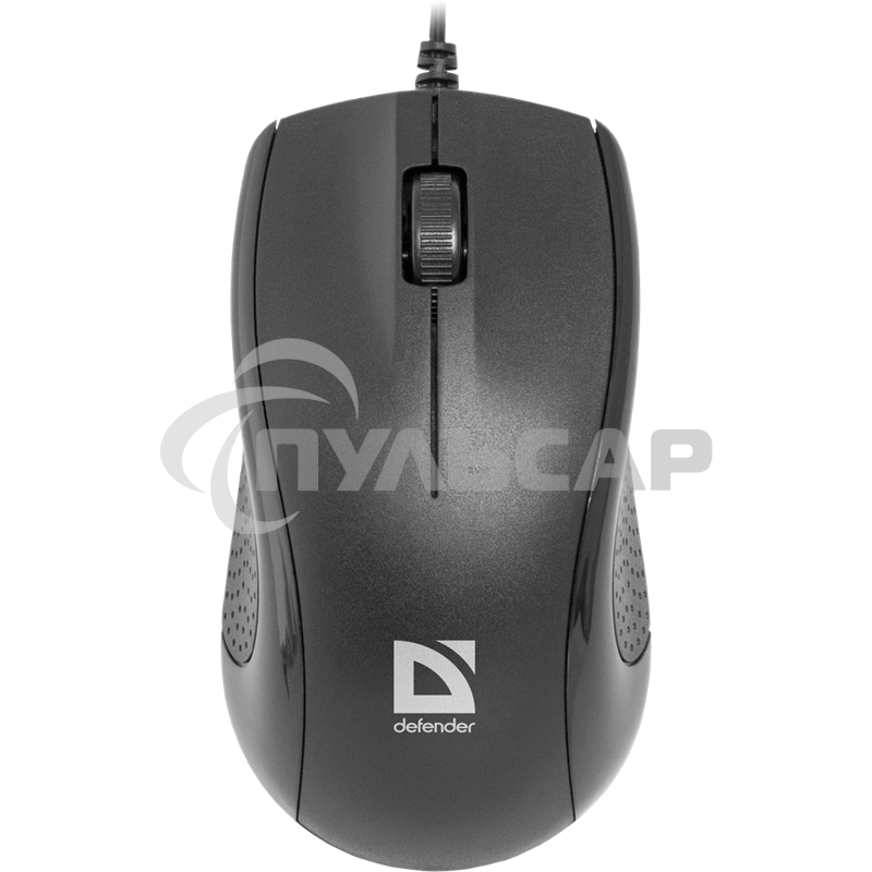 Мышь проводная Defender Optimum MB-160 черный, 1000 dpi, USB, кнопки - 3