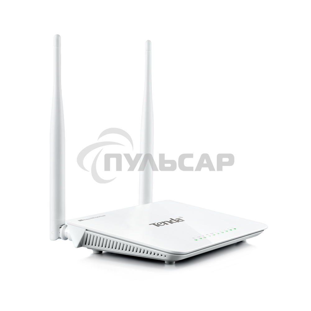 Сетевое оборудование Tenda F300 маршрутизатор 802.11n, до300Мбит/с, 2T2R, LAN: 4х10/100Мбит/с, WAN: 1х10/100Мбит/c, 2 внешние антенны 5дБи.