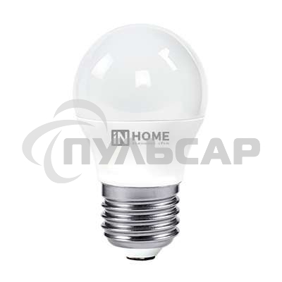 Лампа светодиодная LED-ШАР-VC 8Вт 230В E27 4000К 720лм IN HOME 4690612020570