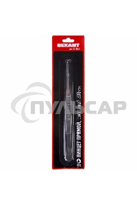 Пинцет прямой, рифленый 200 мм (блистер) Rexant