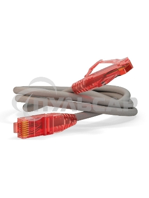 Патч-корд Hyperline U/­UTP, Cat.5e, LSZH, 3 м, серый 