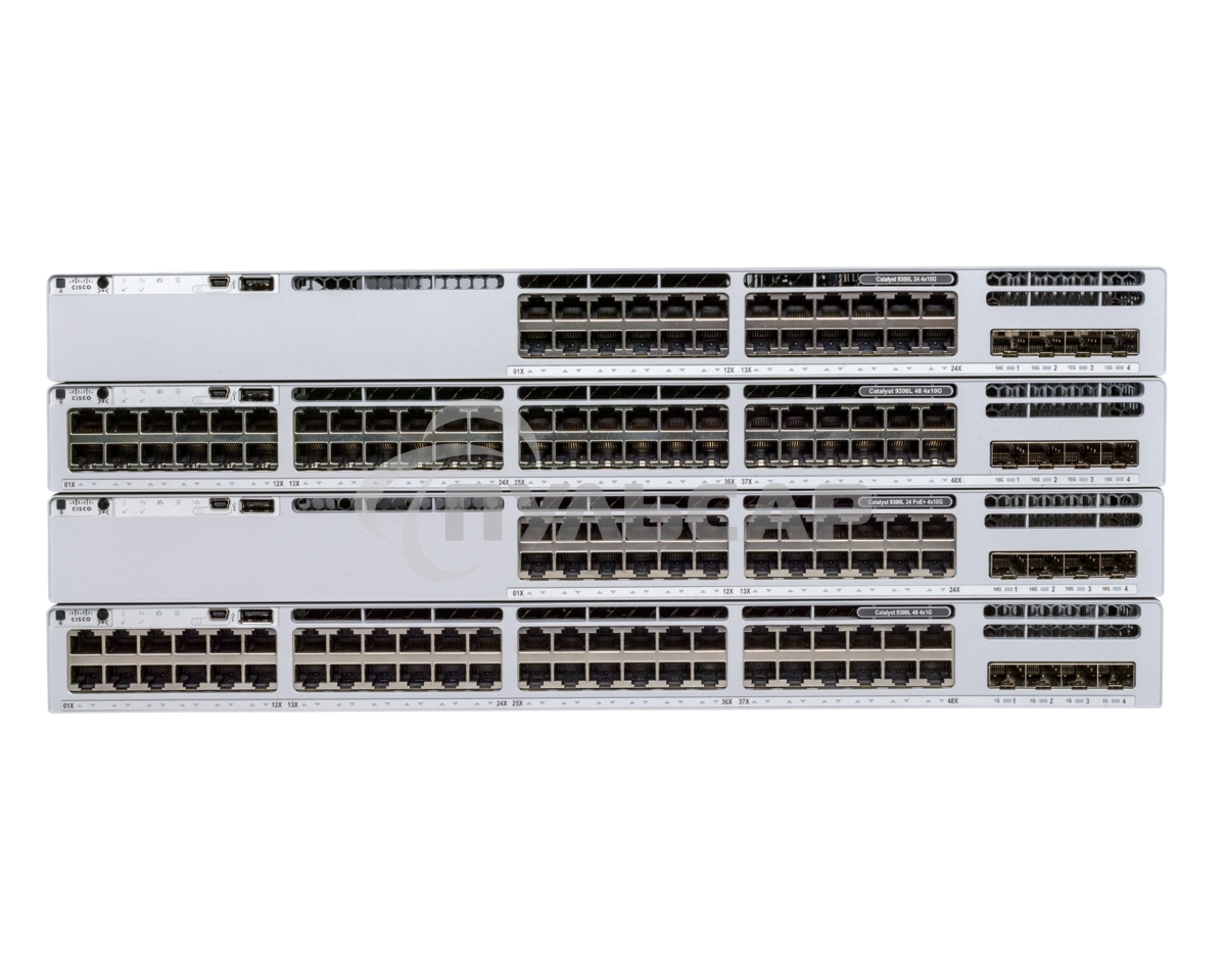 Коммутатор Cisco C9300L-24T-4X-E Catalyst 9300L 24p data, Network Essentials,4x10G Uplink