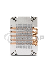 Кулер для процессора ExeGate ESNK-P0078AP4.PWM.2U.4189.Cu серебристый, 60 мм, алюминий/медь, 8000 об/мин, 54.3 дБ, 4 pin, 300 Вт, 66.3 мм