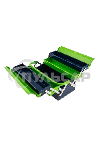 Ящик для инструмента Сибртех 430х200х200 мм, пять секций, металлический 90751