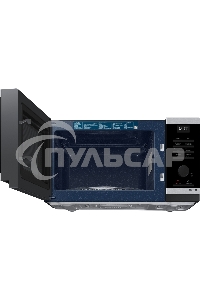 Микроволновая печь Samsung MS23DG4504ATBW нержавеющая сталь/черный, 23 л, 800 Вт, переключатели - сенсор/поворотный механизм