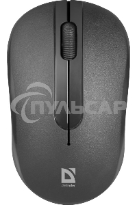 Мышь беспроводная Defender Datum MM-285 черный, 1600 dpi, радиоканал, USB, кнопки - 3
