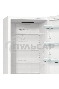 Холодильник Gorenje NRK6201PW4 белый двухкамерный 235/96л морозилка снизу