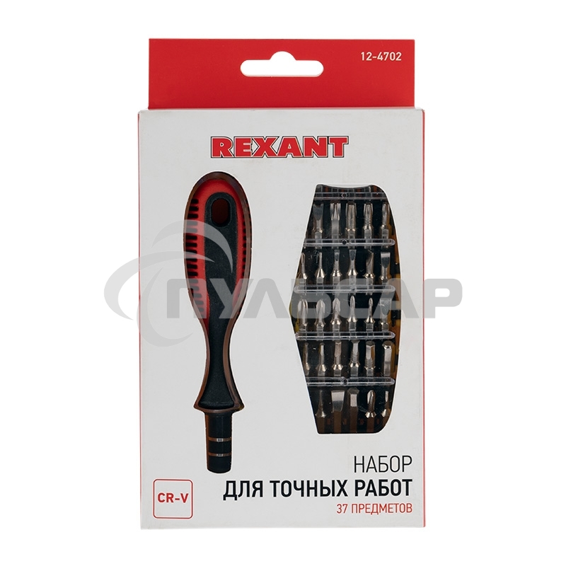 Набор отверток для точечных работ 37 предметов 12-4702 Rexant