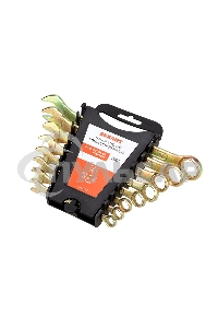 Набор ключей комбинированных Rexant (8-11, 13, 14, 17, 19 мм), 8 шт., желтый цинк