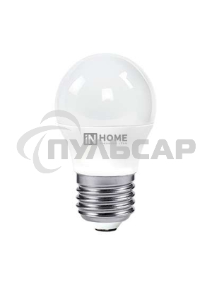 Лампа светодиодная IN HOME 4690612020600 LED-ШАР-VC 11 Вт 230В E27 3000К 1050 лм