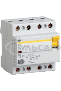 Выключатель дифференциального тока (УЗО) 4п 80А 300мА тип AC ВД1-63 ИЭК MDV10-4-080-300