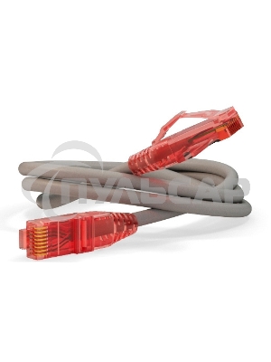 Патч-корд Hyperline U/­UTP, Cat.5e, LSZH, 5 м, серый 