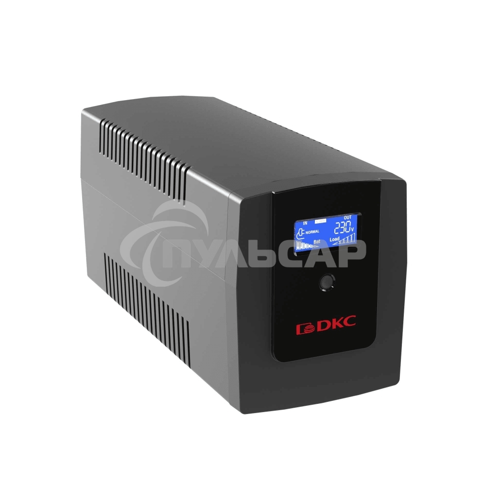 Источник бесперебойного питания ИБП Info LCD 1200В.А IEC C13 (4) USB + RJ45 DKC INFOLCD1200I