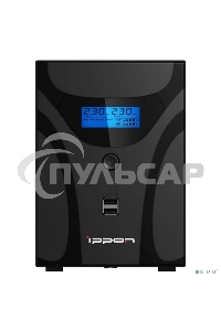 Источник бесперебойного питания Ippon Smart Power Pro II Euro 1600 960Вт 1600ВА черный