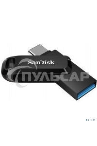 Флешка USB 64 Gb SanDisk Ultra Dual Go, USB 3.1 - USB Type-C черный