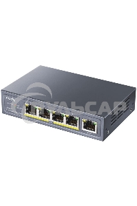 Коммутатор Cudy GS1005P (L2) 5x1Gbит/с 5PoE 60W неуправляемый