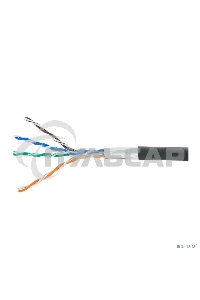 Кабель Cablexpert Россия FPC-5051E-4-CU, FTP indoor 4x2x0.51, медный, кат.5e, однож., 305м, box, серый