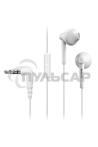 Наушники Panasonic RP-TCM55GC-W внутриканальные 10-24000Гц 1.2м 3.5мм 109дБ микрофон белые
