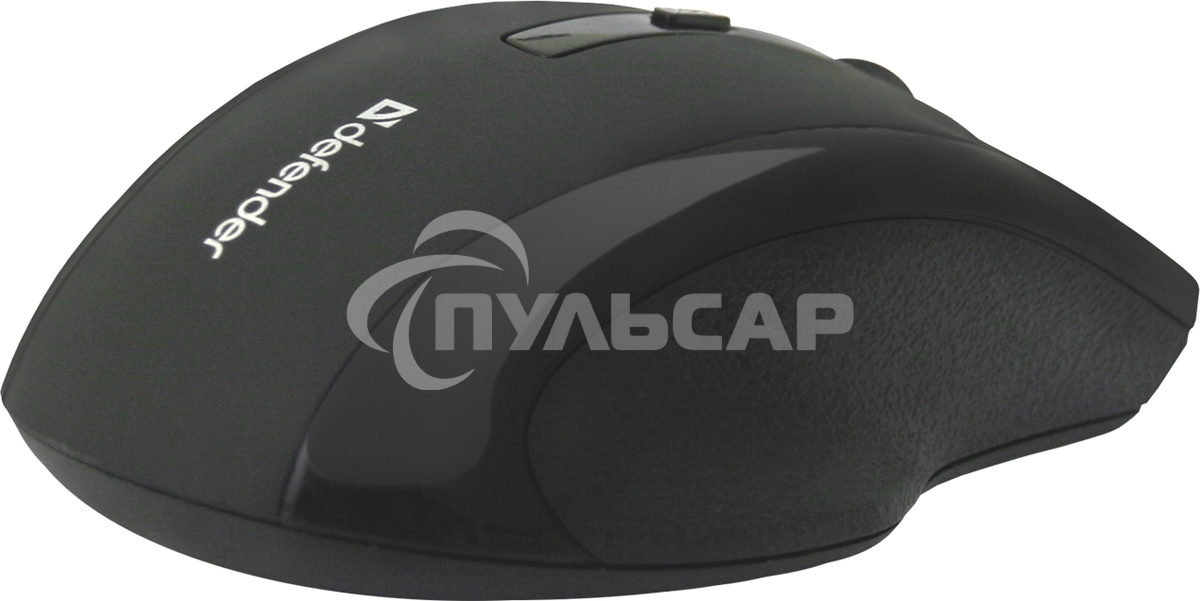 Мышь беспроводная Defender Accura MM-665 черный, 1600 dpi, радиоканал, USB, кнопки - 6