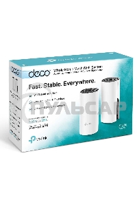 Роутер беспроводной TP-Link DECO M4 (DECO M4(2-PACK)) AC1200 10/100/1000BASE-TX (упак.:2шт)