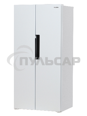 Холодильник Hyundai CS4502F белый двухкамерный Side by Side 271/165л морозилка сбоку