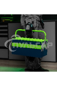 Ящик для инструмента Сибртех 430х200х200 мм, пять секций, металлический 90751