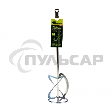 Насадка для миксера, для тяжелых растворов,140 х 590 мм, оцинкованная,хвостовик резьба М14 Сибртех