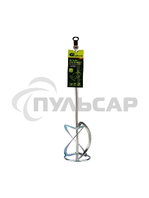 Насадка для миксера, для тяжелых растворов,140 х 590 мм, оцинкованная,хвостовик резьба М14 Сибртех