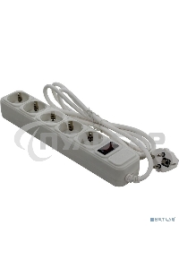 Сетевой фильтр Exegate SP-5-1.5W (5 розеток, 1.5м, евровилка, белый)