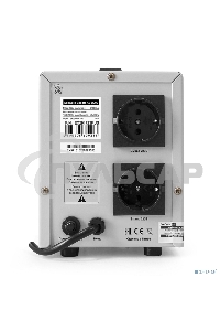 Стабилизатор напряжения ExeGate Expert AS-2000 (2000ВА, вход 140...260В, двойная цифр. индикация вход/вых. напряжения, выход 220В±8%, КПД 98%, 5 уровней защиты, задержка, метал. корпус, 2 евророзетки, RTL)