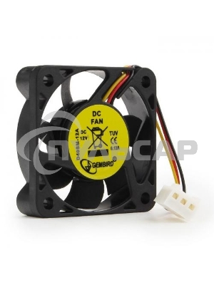 Вентилятор для корпуса Gembird D40SM-12A черный, 40 мм, 6000 об/мин, 25 дБ, 3 pin
