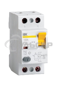 Выключатель дифференциального тока (УЗО) Iek MDV11-2-032-030 ВД1-63 2Р 32А 30мА тип А ИЭК