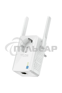 Сетевой адаптер TP-Link SOHO TL-WA860RE 300Mbps Wireless N Wall Plugged Range Extender with AC Passthrough, QCA(Atheros), 2T2R, 2.4GHz, 802.11b/g/n, 1 10/100Mbps LAN port, Range Extender button, Range Extender mode, suppo поставляется без кабеля RJ-45