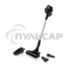 Пылесос вертикальный Bosch Unlimited BCS611P4A POWER FOR ALL 18V синий/черный, питание от аккумулятора, уборка сухая, работа от АКБ max 30 мин
