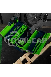 Ящик для инструмента Сибртех 430х200х200 мм, пять секций, металлический 90751