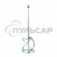 Насадка для миксера, для тяжелых растворов,160 х 590 мм, оцинкованная,хвостовик резьба М14 Сибртех