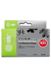Картридж струйный Cactus CS-PGI425BK черный (16 мл) для Canon Pixma iP4840/MG5140/5240/6140/8140/MX884