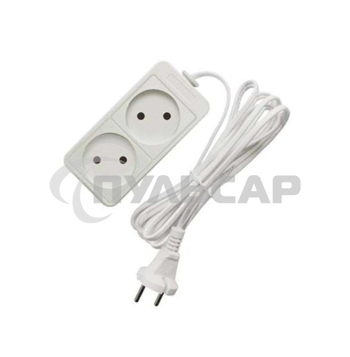 Удлинитель 2х3м без заземл. 10А IP20 2.2кВт Союз 481S-1203