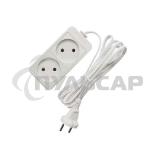 Удлинитель 2х3м без заземл. 10А IP20 2.2кВт Союз 481S-1203